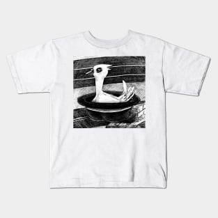 Dove in a hat Kids T-Shirt